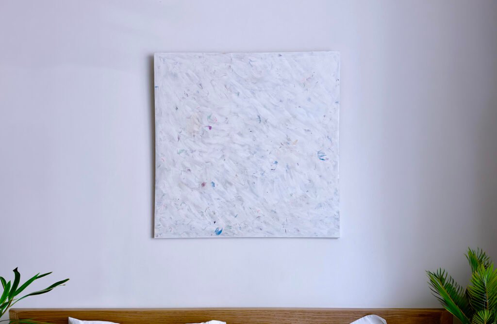 Feathers by Alexandru Regent (Acrylic on canvas, 2025) Full View
